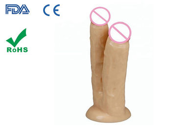 10.6" Dildo Anal Vagina Sex Toy Double Headed Realistic PVC Flesh Big