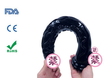 16.5" Flexible Crystal Super Long Huge Dick Penis Silicone Dildo for Women