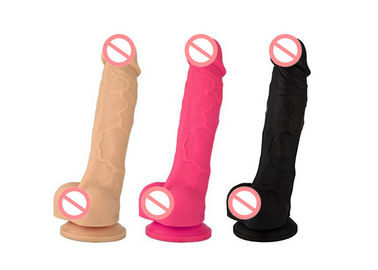 7 Inch Medical Silicone Mushroom Head Realistic Head Dildo Sex Toy with Suction Cup