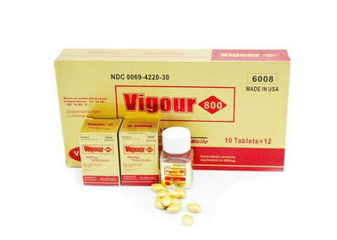 Natural Herbal Vigour 800mg Gold Men ED Enhancement Pills