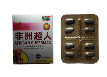 African Superman 2900mg Herbal Male ED Enhancement Pills