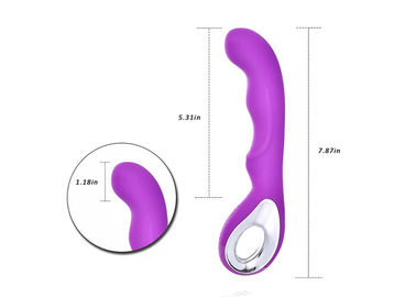 8 inch Rechargeable 10 Frequency G Spot Stimulation , Silicone Sex Vibrator For Women