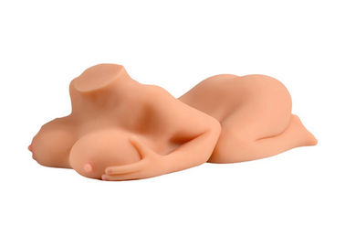 Half Body Mini Realistic Big Fat Ass Vagina TPR Flesh Male Masturbator Sex Doll