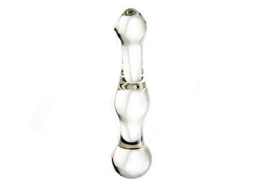 7 Inch G-Spot Clitoral Masturbator Anal Plug Sex Toy Vagina Massager Glass Dildo