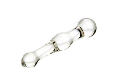 7 Inch G-Spot Clitoral Masturbator Anal Plug Sex Toy Vagina Massager Glass Dildo