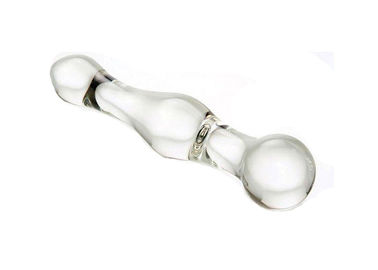 7 Inch G-Spot Clitoral Masturbator Anal Plug Sex Toy Vagina Massager Glass Dildo