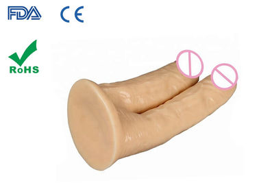 10.6" Dildo Anal Vagina Sex Toy Double Headed Realistic PVC Flesh Big