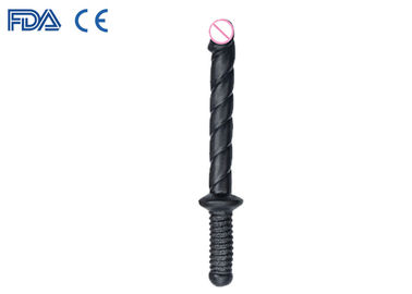 Lesbian Vagina Sex Toy 18 Inch Extra long Hand Grip PVC Dildo Penis Dongs
