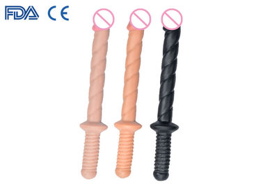 Lesbian Vagina Sex Toy 18 Inch Extra long Hand Grip PVC Dildo Penis Dongs