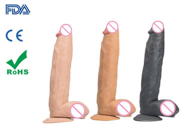 12" 100% Waterproof Flexible Super-Giant  Lifelike Dick Dildos Penis Sex Toy