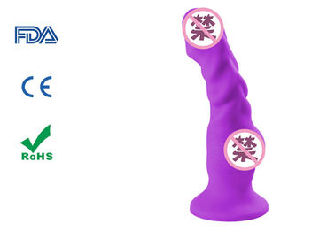 7.75" Lifelike Sex Toys 100% Liquid Silicone Penis Dildo with Strong Suction Cup