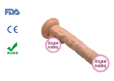 9.44" Dildo Sex Toy Flesh Lifelike Top Grade Silicone Adult Penis Dildo with Suction Base