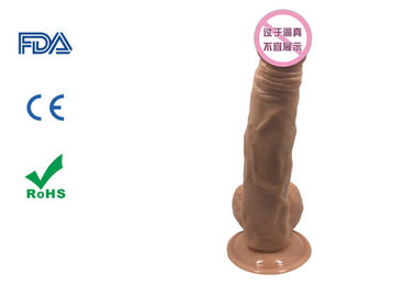 9.44" Dildo Sex Toy Flesh Lifelike Top Grade Silicone Adult Penis Dildo with Suction Base