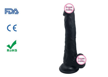 Women Realistic Sex Toy 10.23" Long Huge Black Dick Artificial Dildo