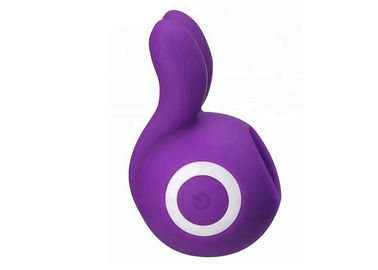 Femal Electric Silicone Sex Toy 10 Speeds Purple Rabbit  Ears Vibrators