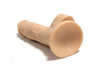 7 Inch Medical Silicone Mushroom Head Realistic Head Dildo Sex Toy with Suction Cup