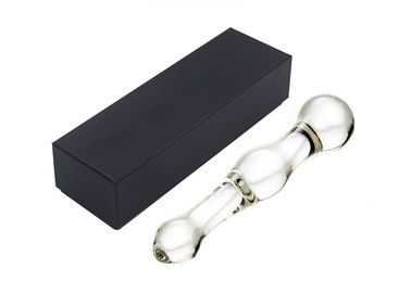 7 Inch G-Spot Clitoral Masturbator Anal Plug Sex Toy Vagina Massager Glass Dildo