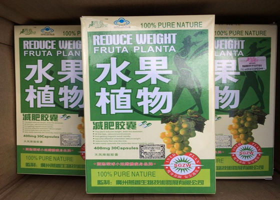 100% Original Pure Nature Fruta Planta Weight Reduce Slimming Capsule Fat Burner Diet Pills